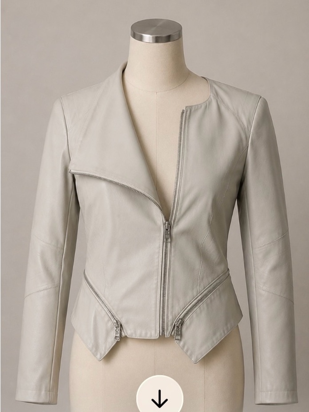 Blank NYC Designer Faux leather jacket small